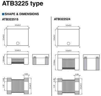 Chart - TDK ATB Transformers